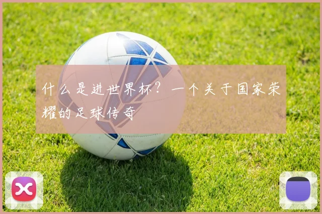 什么是进世界杯？一个关于国家荣耀的足球传奇