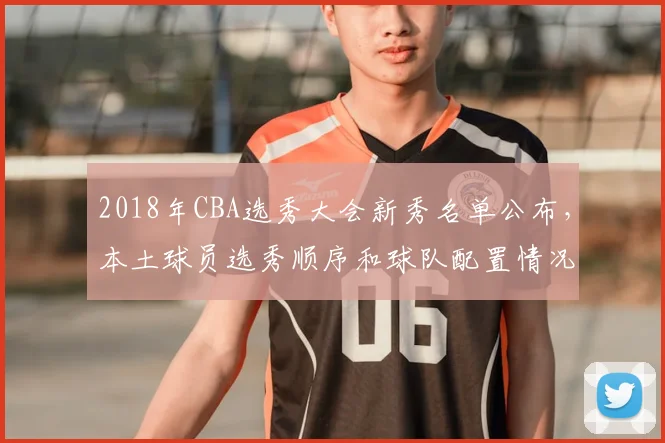 2018年CBA选秀大会新秀名单公布，本土球员选秀顺序和球队配置情况
