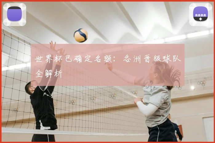 世界杯已确定名额：各洲晋级球队全解析