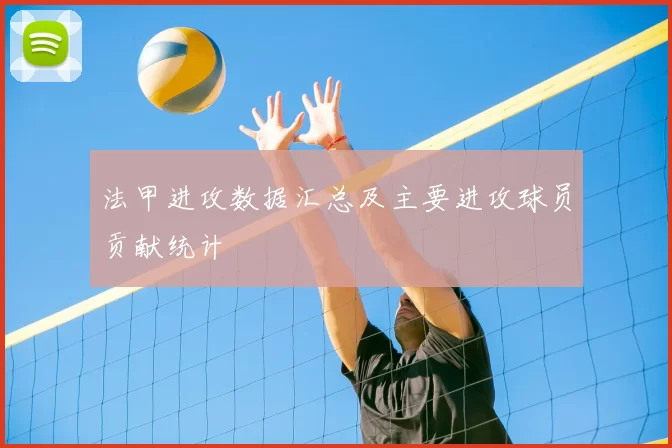 法甲进攻数据汇总及主要进攻球员贡献统计